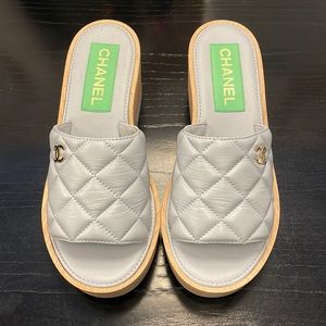 Chanel platform sandal